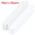 Double-Sided Adhesive Wall Hooks Hanger Strong Transparent Suction Cup Sucker Hooks Kitchen Bathroom Storage Plug Socket Holders