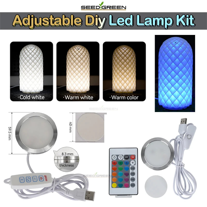 For Bambu Lab Led Lamp Kit 001 Hardware 3d Printing Parts Bambulab Light Kit Led Light Parts Model